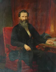 Sir Izaak Holden, 1868 r.